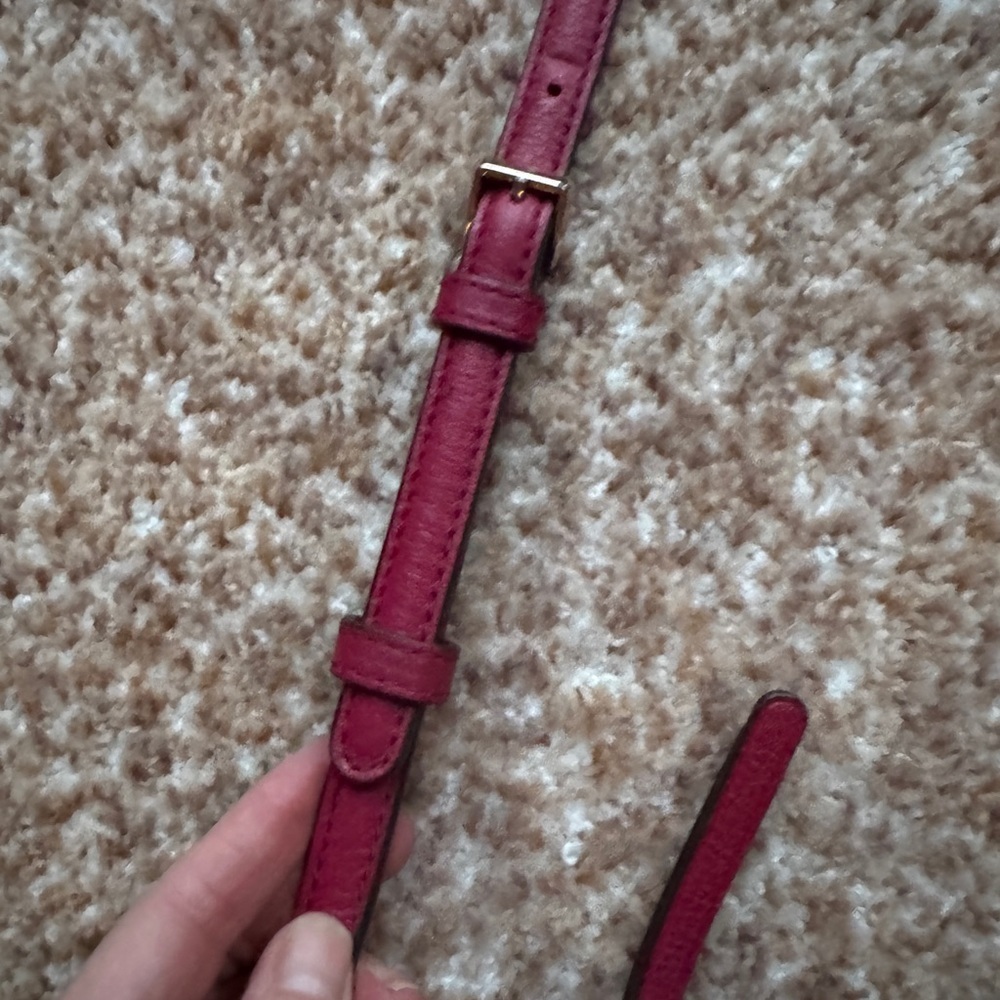 Kate Spade New York Womens Pink Leather Bag 9’*11” - Picture 5 of 6